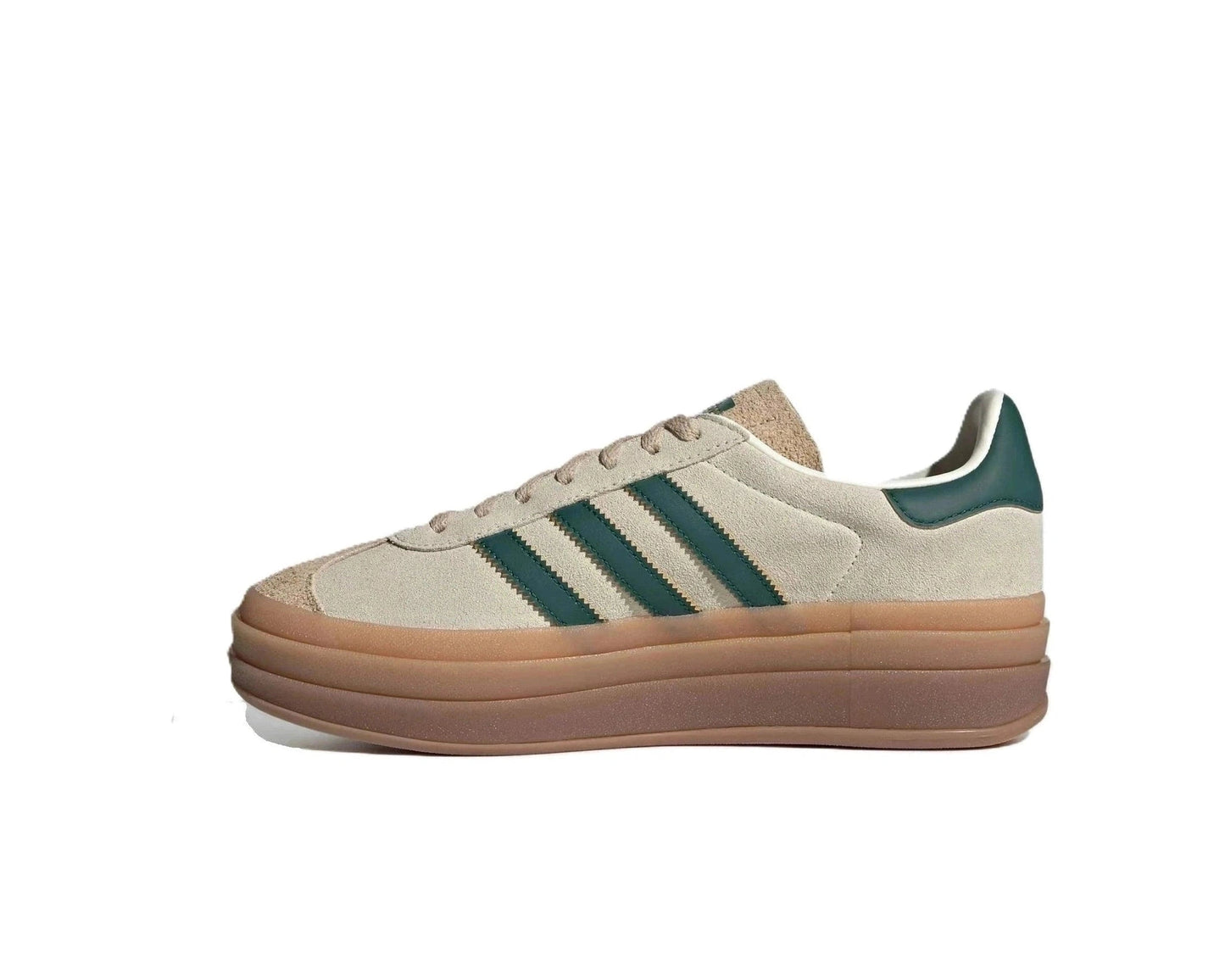 Adidas Gazelle Bold Magic Beige Collegiate Green