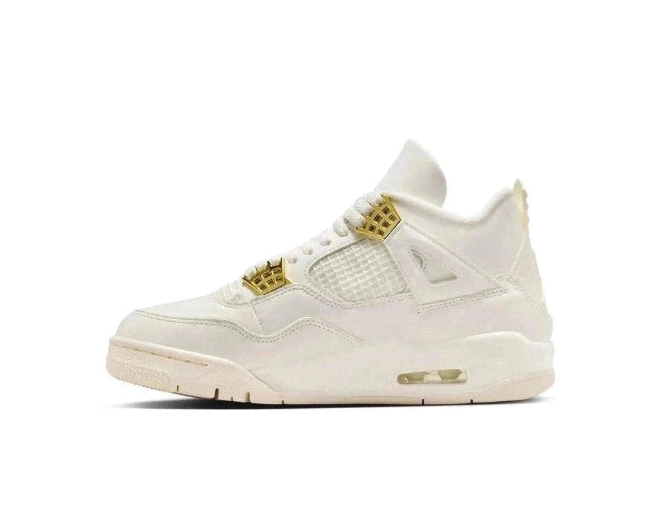 Air Jordan 4 Metalic Gold