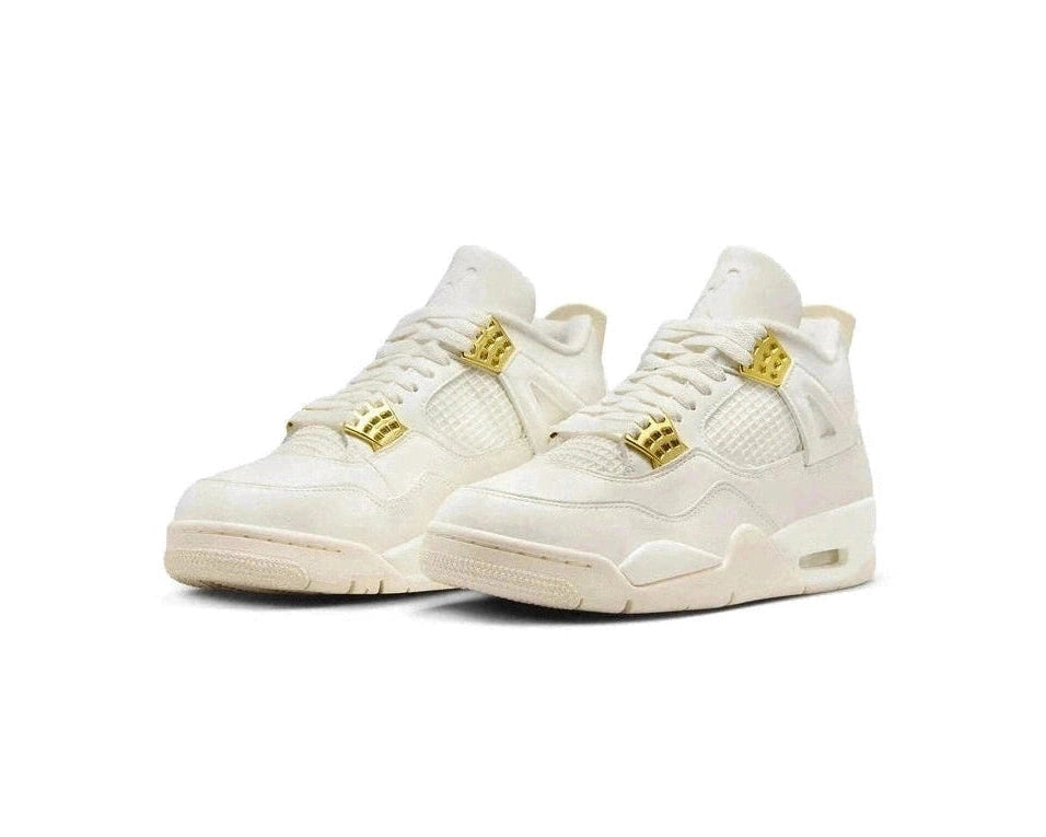 Air Jordan 4 Metalic Gold