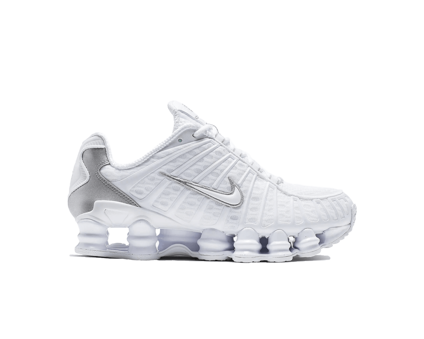 Nike Shox TL White Metallic Silver Max Orange