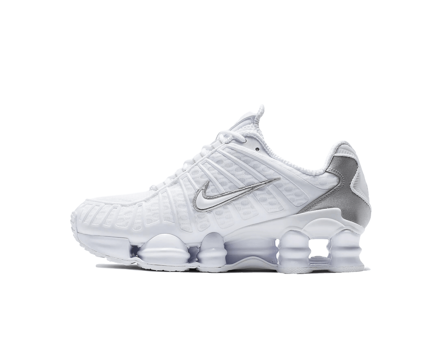 Nike Shox TL White Metallic Silver Max Orange