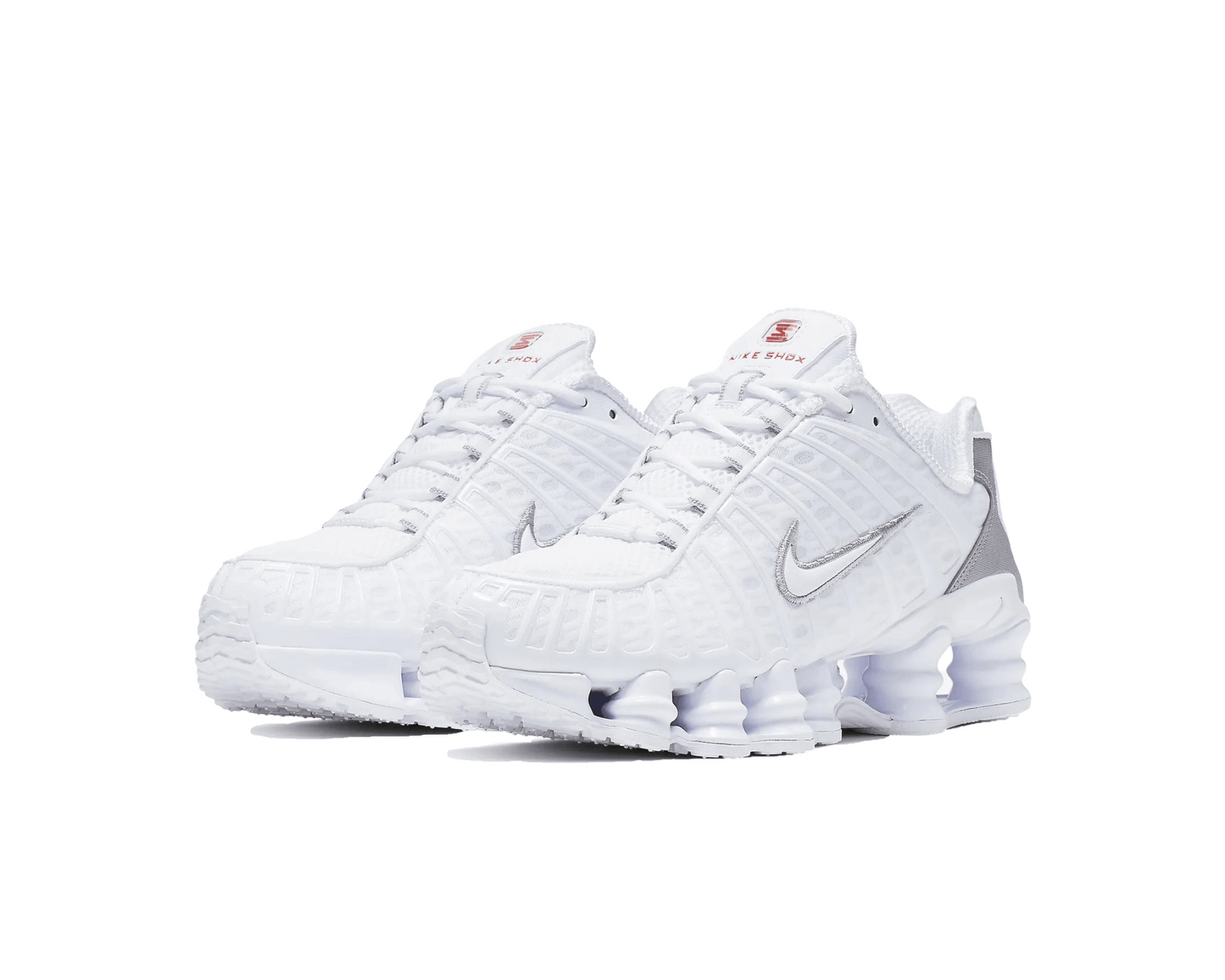 Nike Shox TL White Metallic Silver Max Orange