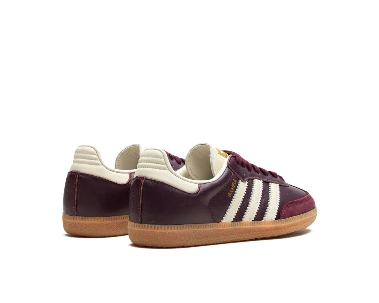 Adidas Samba OG Maroon Gold Metalic