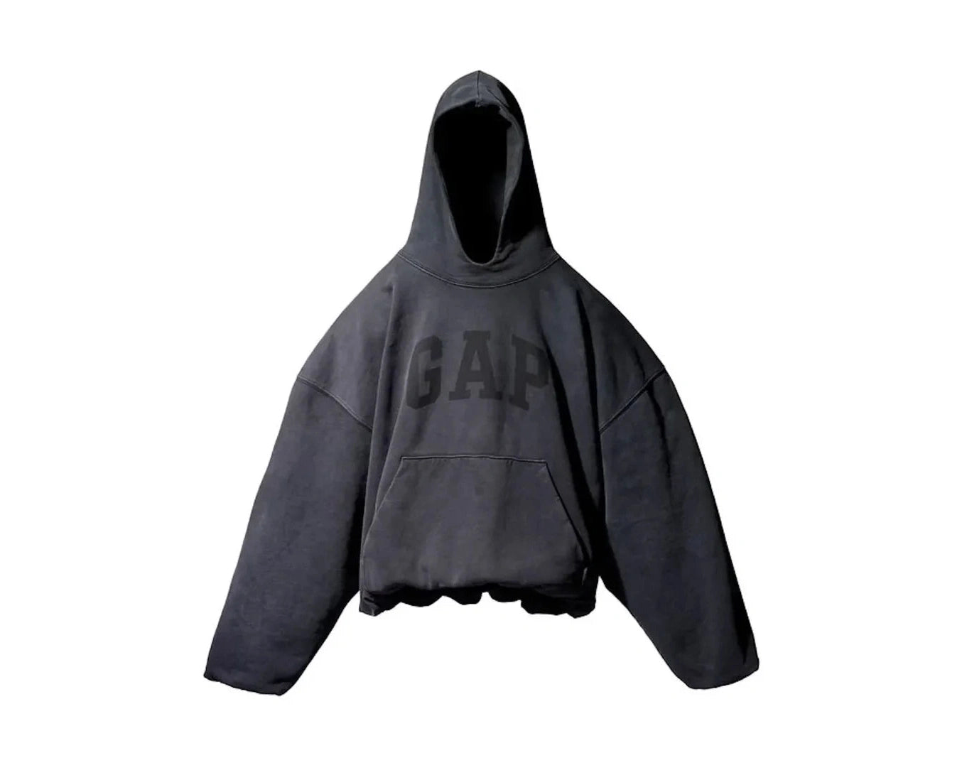 Yeezy Gap Engineered by Balenciaga Dove Hoodie Washed Black Los Angeles Archieves