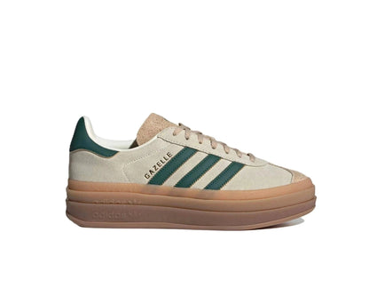 Adidas Gazelle Bold Magic Beige Collegiate Green