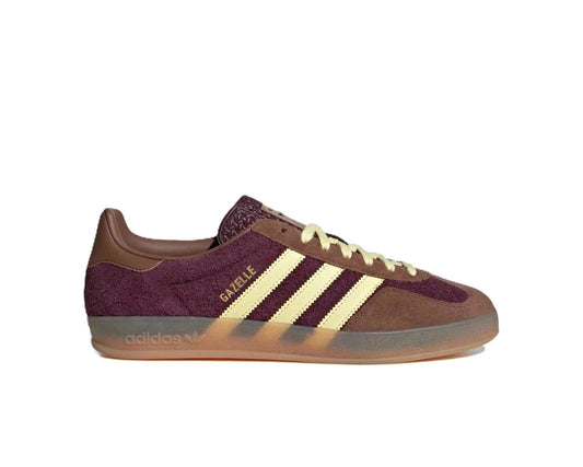 Adidas Gazelle Indoor Maroon Almost Yellow