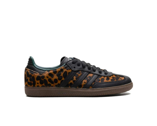 Adidas Samba OG Black Green Leopard