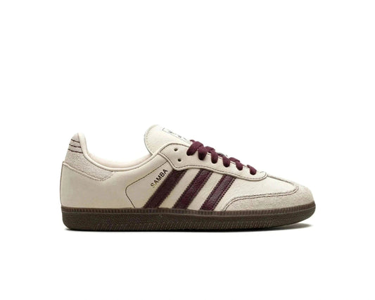 Adidas Samba OG Wonder White Maroon