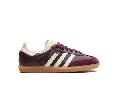 Adidas Samba OG Maroon Gold Metalic